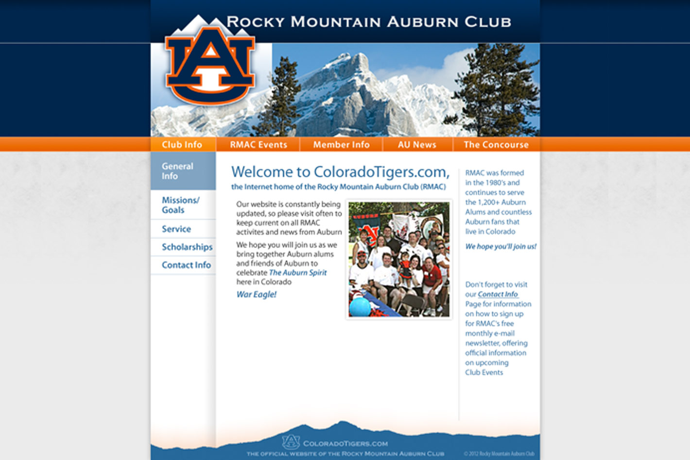 Rocky Mountain Auburn Club Homepage