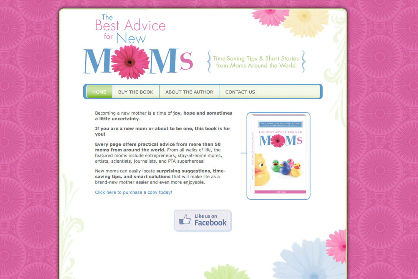 The Best ADvice for New Moms Homepage