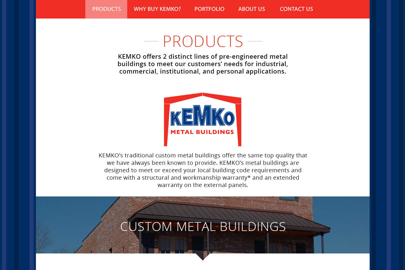 Kemko Products Section