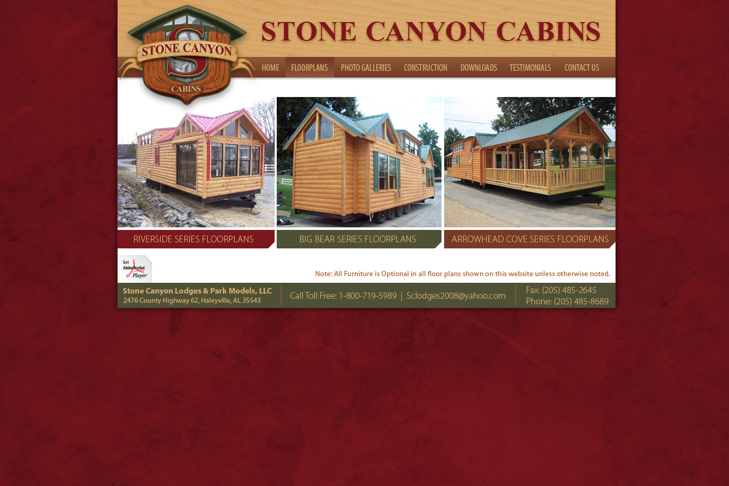 Stone Canyon Cabins Series Page